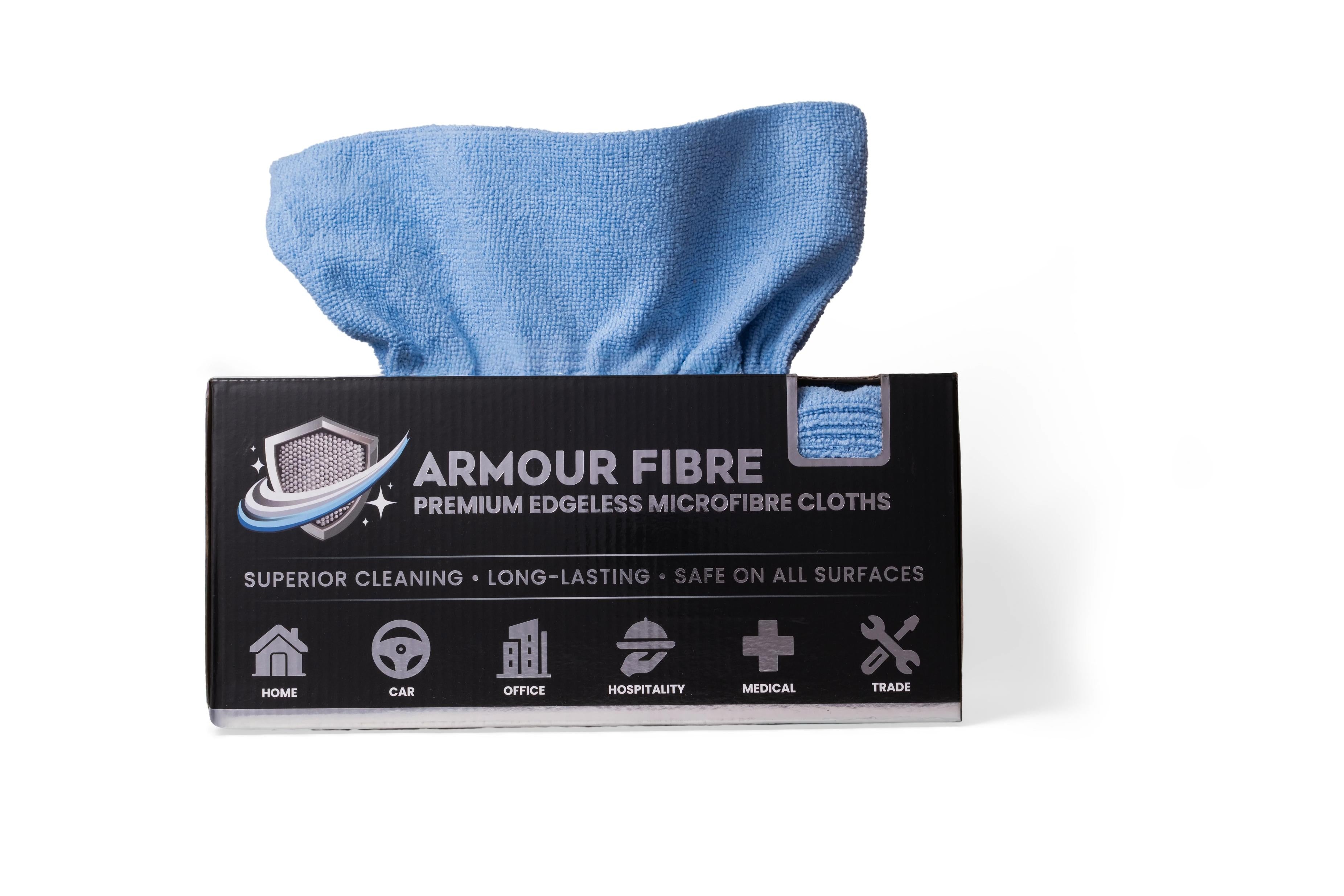 Premium Edgeless Microfibre Cloths- Box 55 Cloths 180 GSM