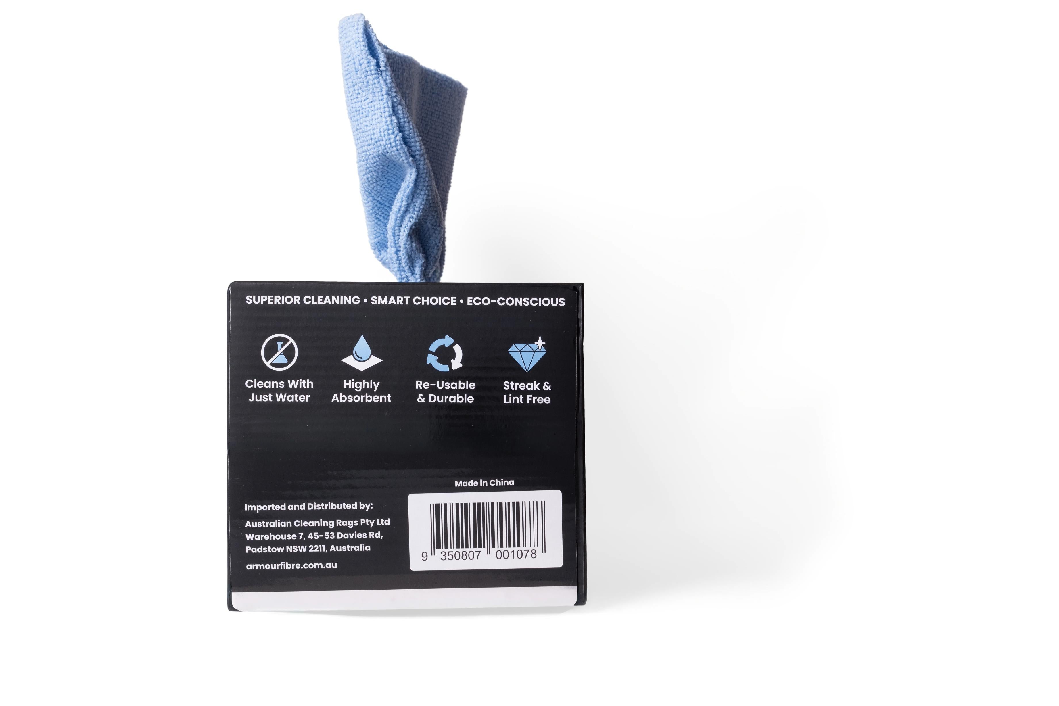 Premium Edgeless Microfibre Cloths- Box 55 Cloths 180 GSM
