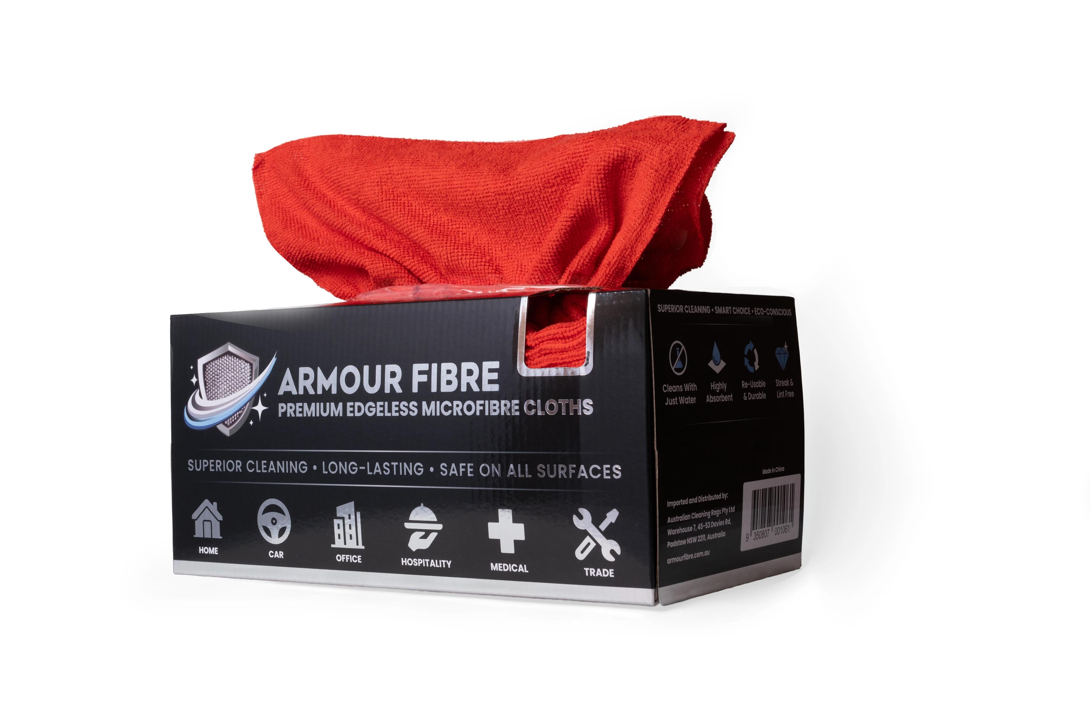 Premium Edgeless Microfibre Cloths- Box 55 Cloths 180 GSM