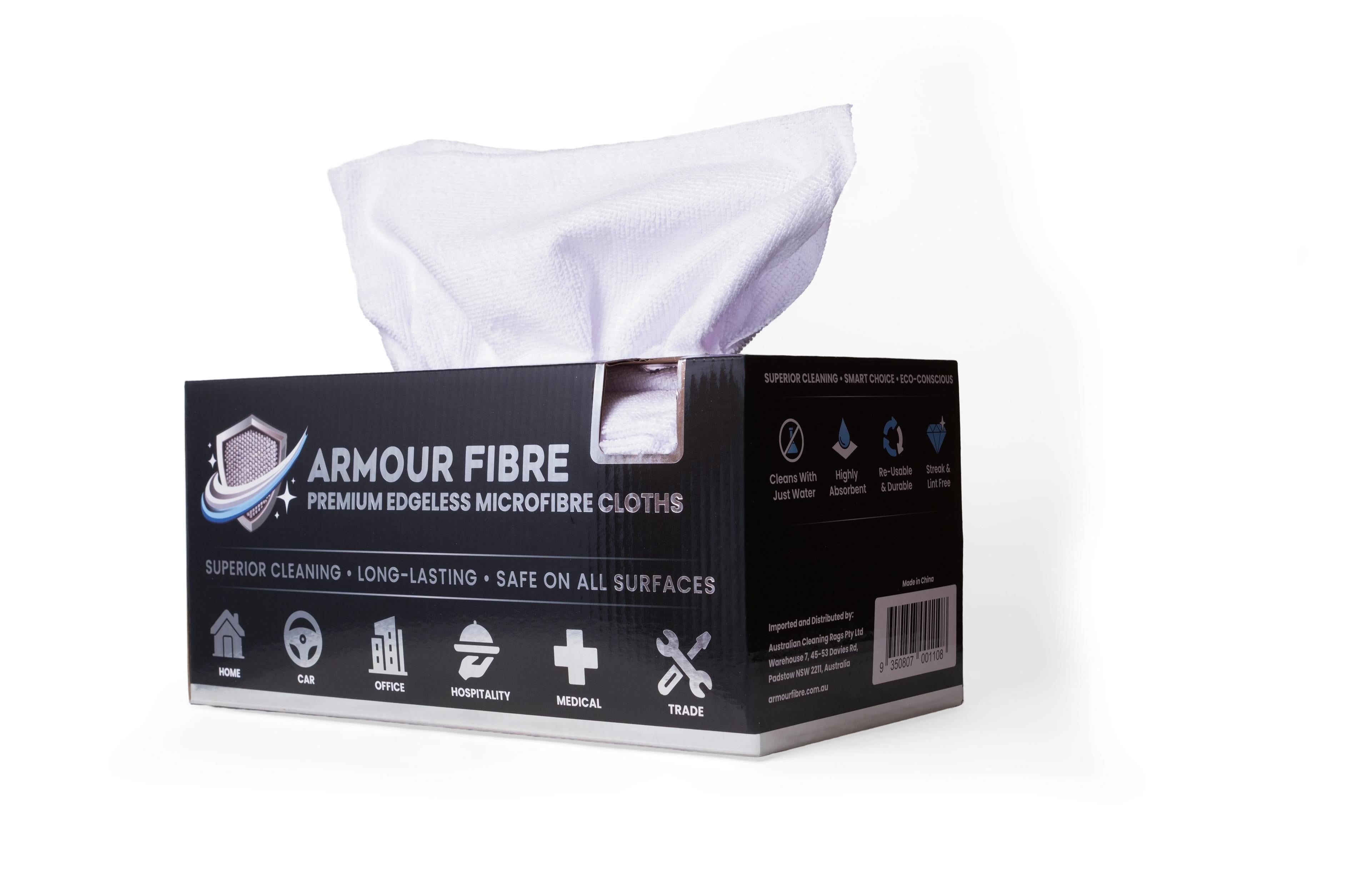 Premium Edgeless Microfibre Cloths- Box 55 Cloths 180 GSM