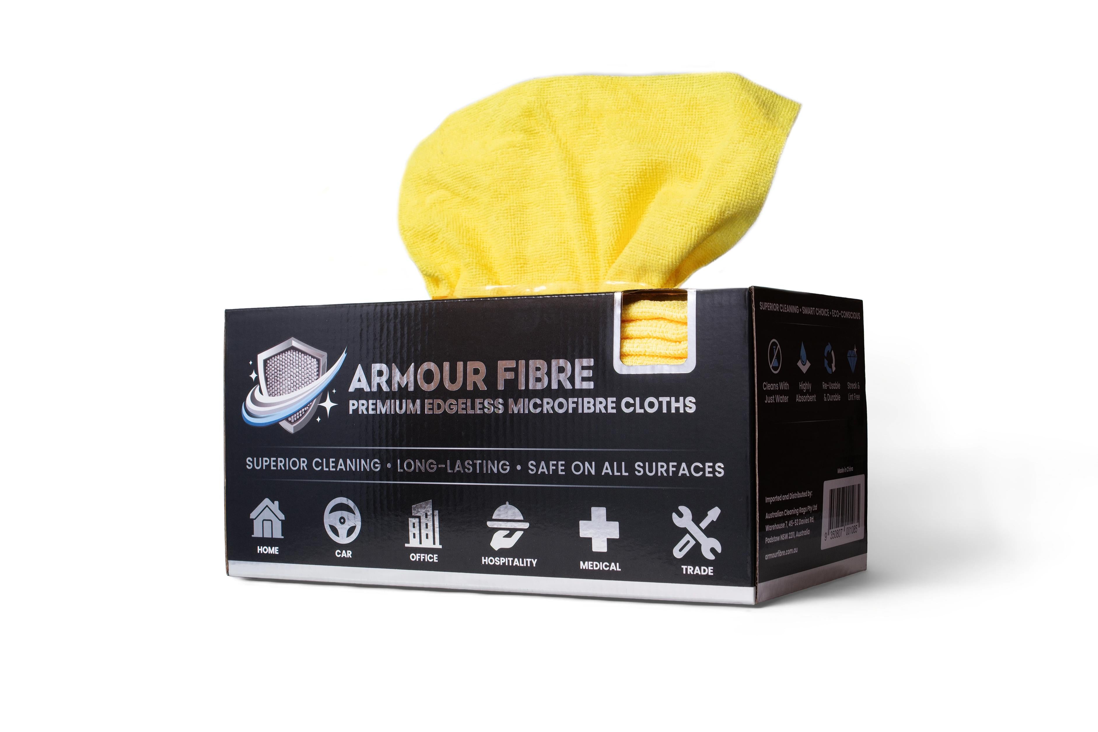 Premium Edgeless Microfibre Cloths- Box 55 Cloths 180 GSM
