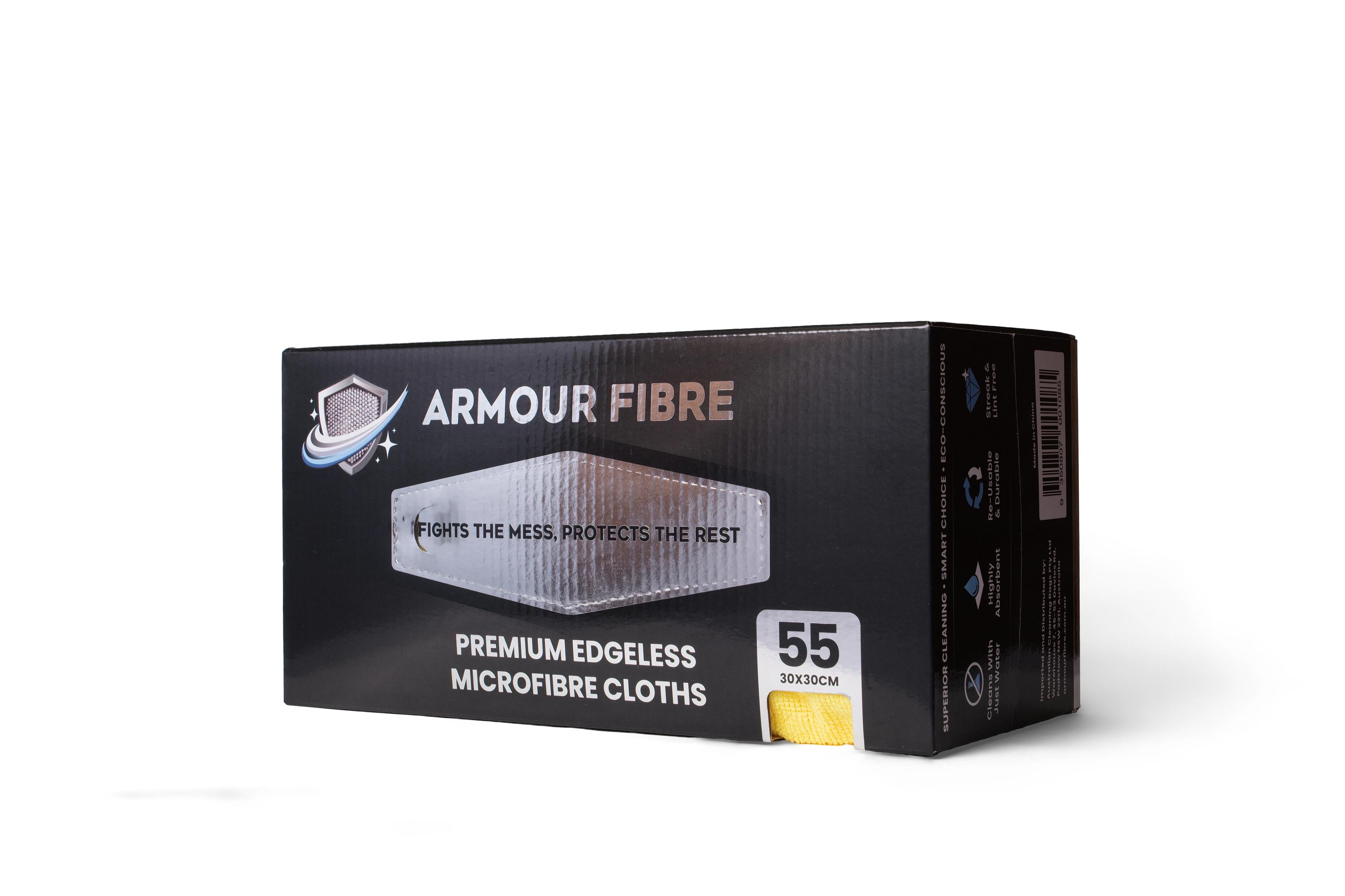 Premium Edgeless Microfibre Cloths- Box 55 Cloths 180 GSM